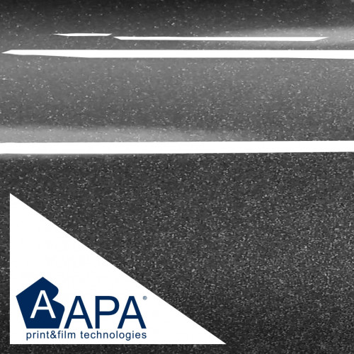 Película adhesiva metalizada brillante Meteor APA made in Italy car wrap h152
