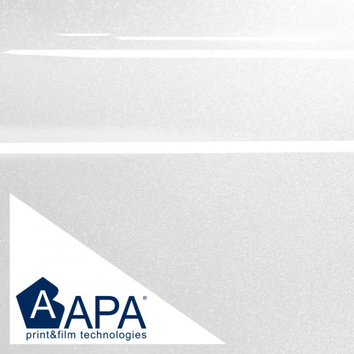 Película adesiva brilhante branca perolada APA fabricada na