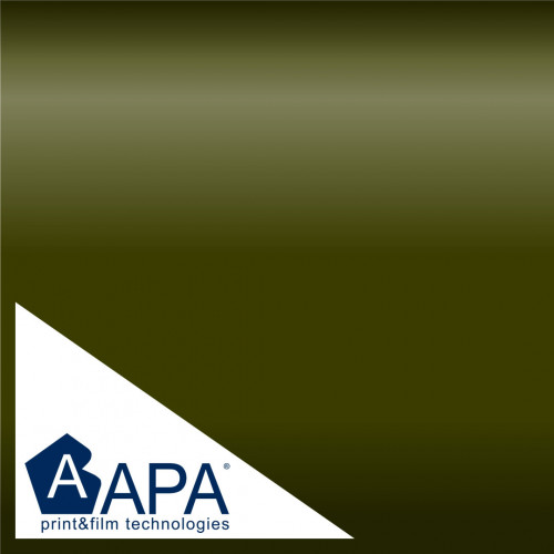 Película adesiva verde de combate APA fabricada na Itália para embalagem de carro h152