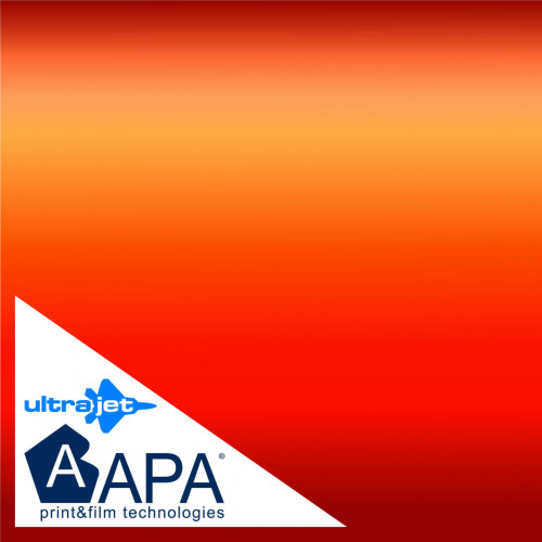Película adesiva brilhante metálica Inferno Red APA fabricada