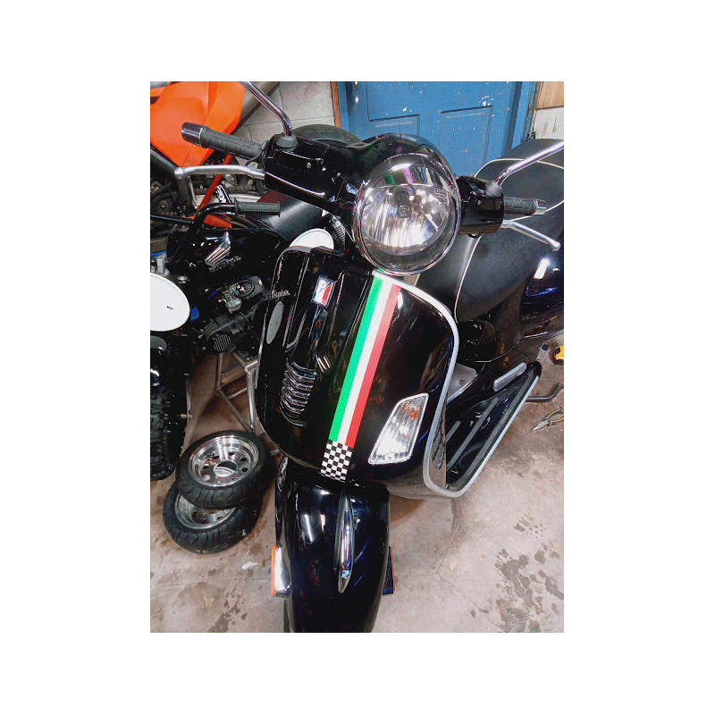 Frontaufkleber für Piaggio Vespa Sprint Primavera LXV GTS 150 250 300  Motorrad Scooter Reflektierender Aufkleber