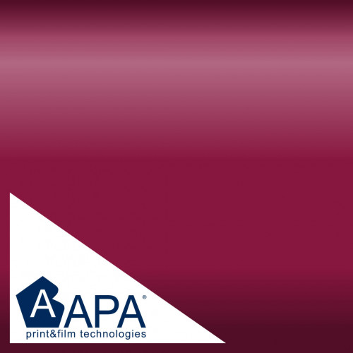 APA ultramatt Velvet Burgunder Klebefolie für Car Wrapping Made in Italy